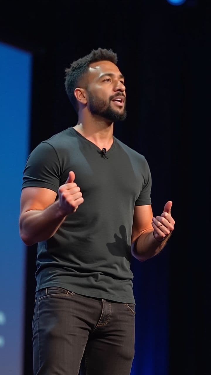 Keynote Speaker - Photo AI generated