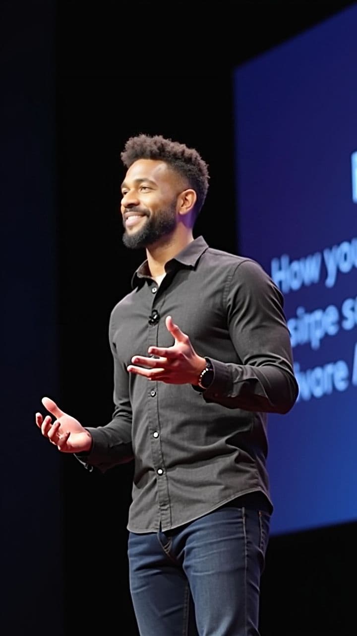 Keynote Speaker - Photo AI generated