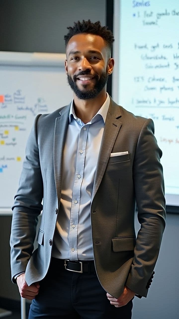 Professional (Whiteboard) - Photo AI generated