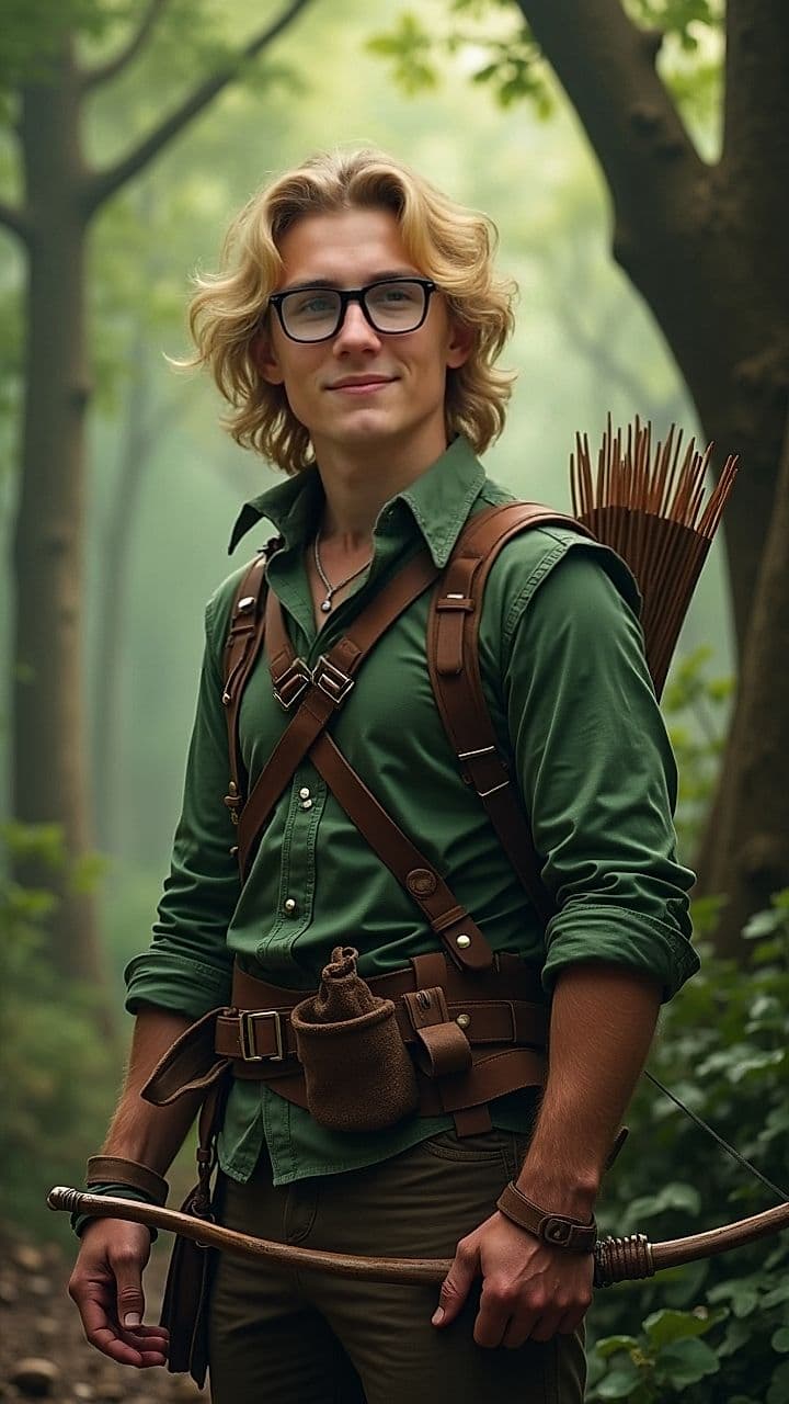 Robin Hood Style - Photo AI generated