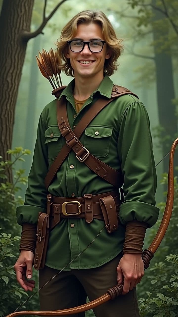 Robin Hood Style - Photo AI generated
